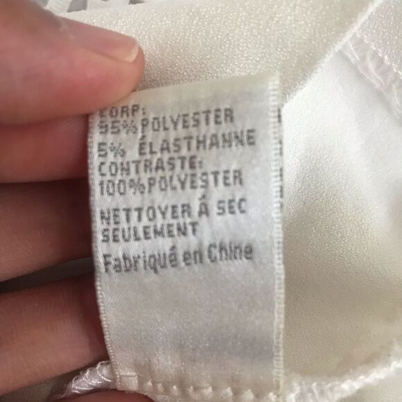 J.O.A Los Angeles White Shorts Net Outer Style Medium - Picture 9 of 12